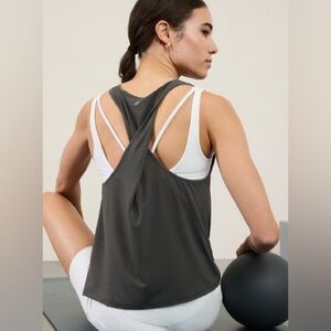 Athleta With Ease Twist Back Tank Top